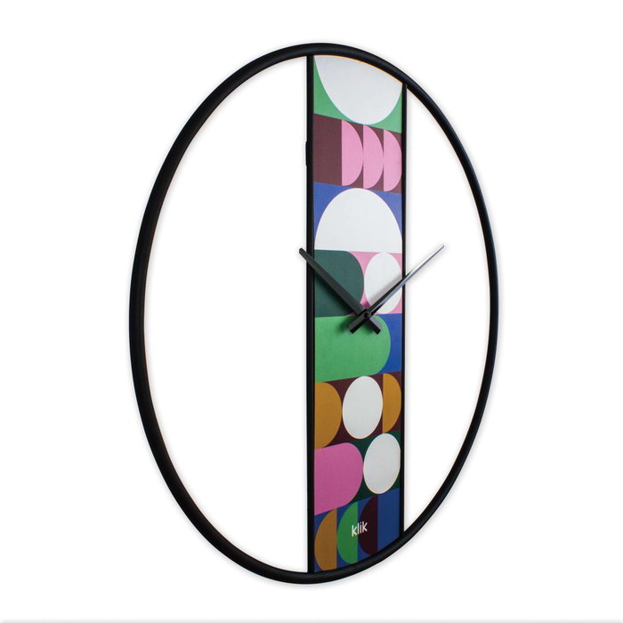 Wallity Reloj de Pared Demre Multicolor